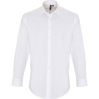 Abbigliamento Uomo Camicie maniche lunghe Premier PR244 Bianco