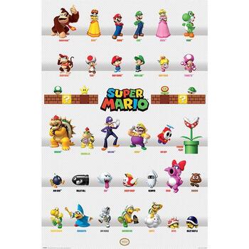 Casa Unisex bambino Poster Super Mario TA4261 Multicolore