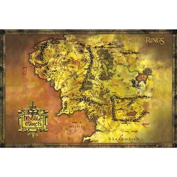 Casa Poster The Lord Of The Rings TA435 Multicolore