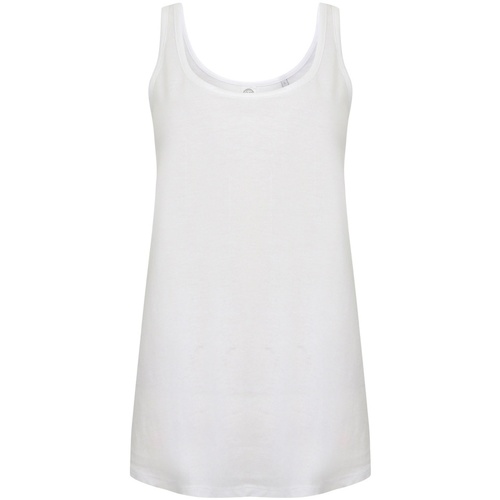 Abbigliamento Donna Top / T-shirt senza maniche Skinni Fit SK234 Bianco