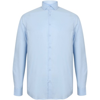Abbigliamento Uomo Camicie maniche lunghe Henbury HB532 Blu