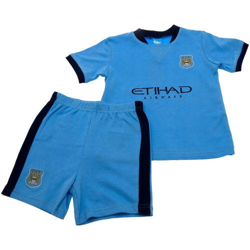 Abbigliamento Unisex bambino T-shirt & Polo Manchester City Fc TA2369 Blu