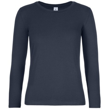 Abbigliamento Donna T-shirts a maniche lunghe B And C TW08T Blu