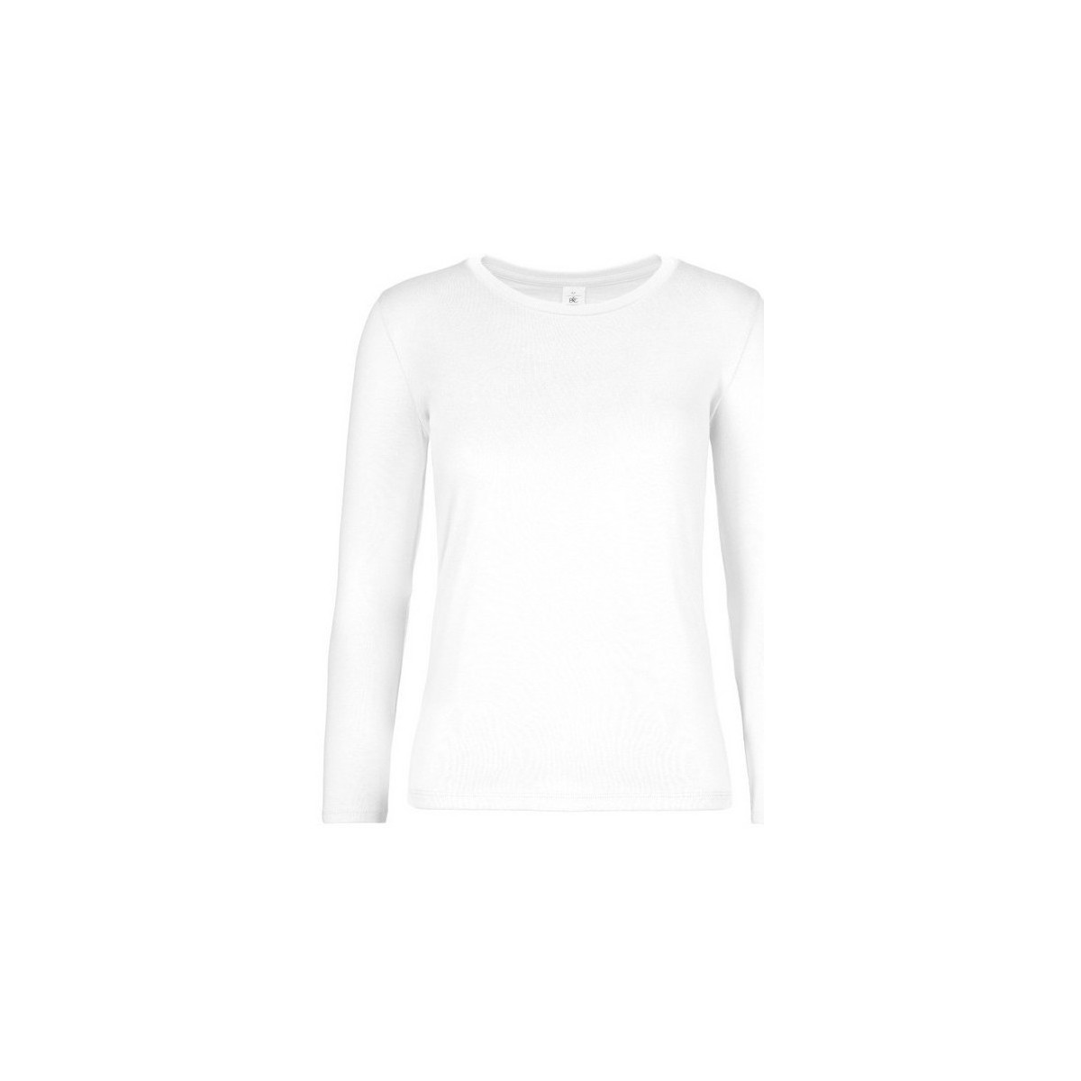 Abbigliamento Donna T-shirts a maniche lunghe B And C E190 Bianco