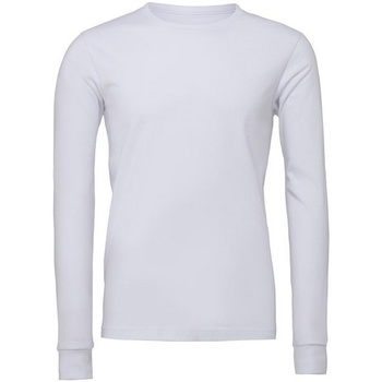 Abbigliamento T-shirts a maniche lunghe Bella + Canvas CA3501 Bianco