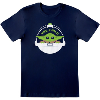 Abbigliamento Donna T-shirts a maniche lunghe Star Wars: The Mandalorian The Child Blu