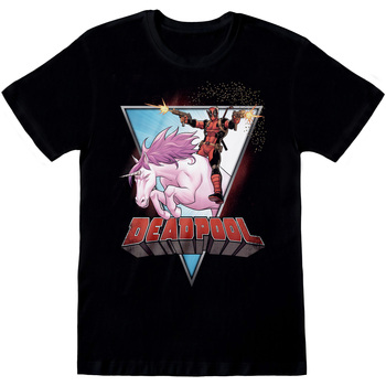 Abbigliamento T-shirts a maniche lunghe Deadpool  Nero