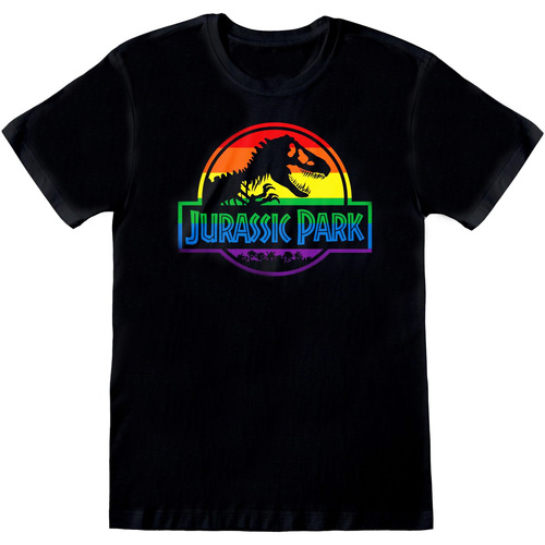 Abbigliamento T-shirts a maniche lunghe Jurassic Park Pride Nero