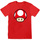 Abbigliamento T-shirts a maniche lunghe Super Mario Power Up Rosso