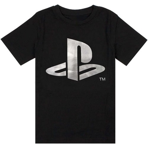 Abbigliamento Bambino T-shirts a maniche lunghe Playstation NS6157 Nero