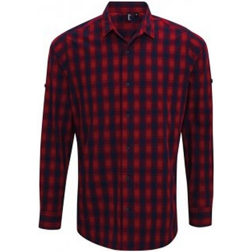 Abbigliamento Uomo Camicie maniche lunghe Premier Mulligan Rosso