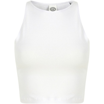 Abbigliamento Donna Top / T-shirt senza maniche Sf SK106 Bianco