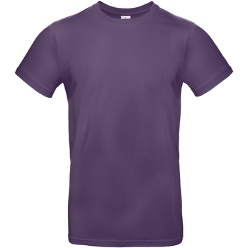 Abbigliamento Uomo T-shirts a maniche lunghe B And C BA220 Viola
