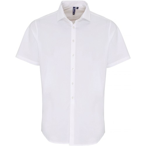 Abbigliamento Uomo Camicie maniche corte Premier PR246 Bianco