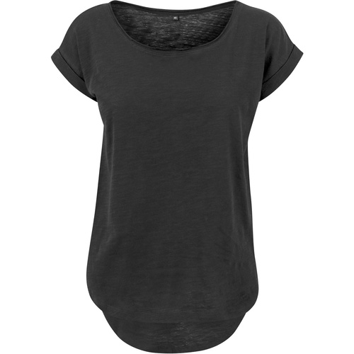 Abbigliamento Donna T-shirts a maniche lunghe Build Your Brand Long Nero