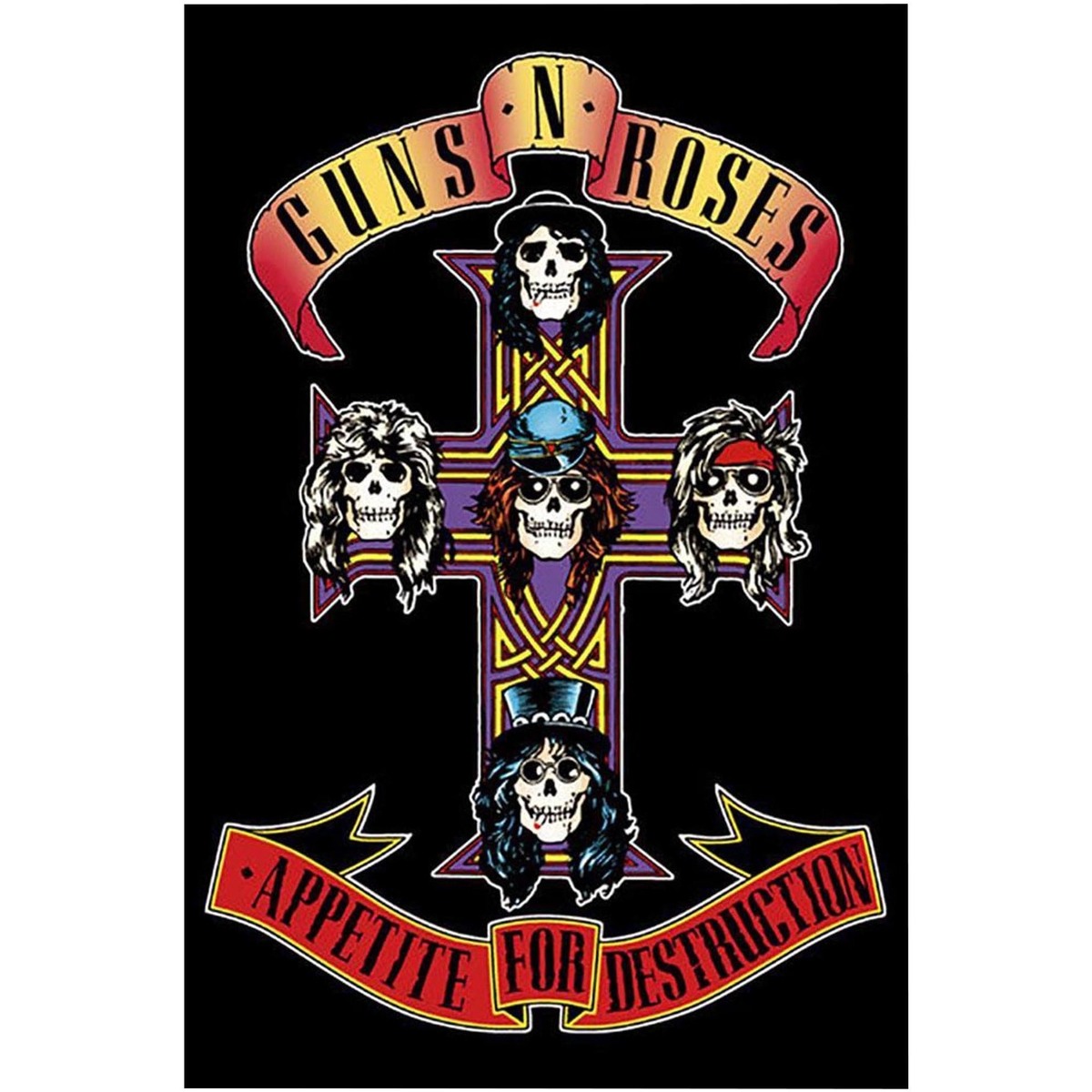 Casa Poster Guns N Roses TA350 Nero