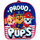Borse Unisex bambino Zaini Paw Patrol Proud Pups Rosso
