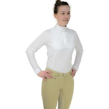 Abbigliamento Donna T-shirts a maniche lunghe Hyfashion Sandringham Bianco