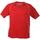 Abbigliamento T-shirt & Polo James And Nicholson Team Rosso