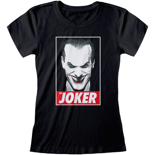 Abbigliamento Donna T-shirts a maniche lunghe The Joker HE159 Nero