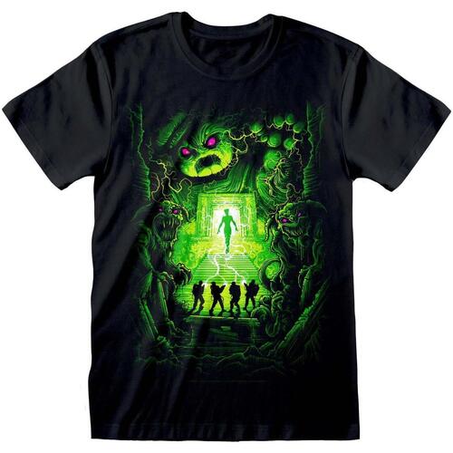 Abbigliamento T-shirts a maniche lunghe Ghostbusters HE408 Nero