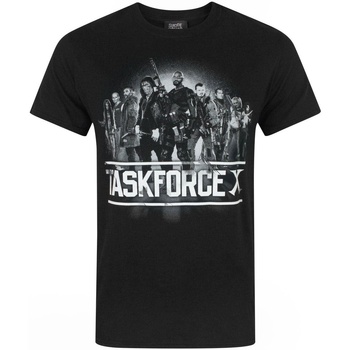 Abbigliamento Uomo T-shirts a maniche lunghe Suicide Squad Task Force X Nero