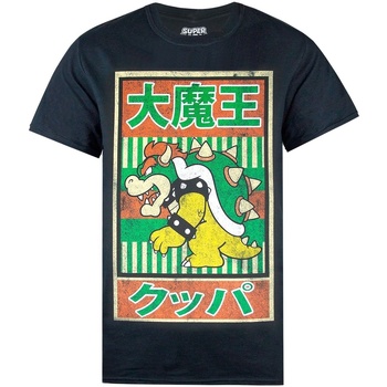 Abbigliamento Uomo T-shirts a maniche lunghe Super Mario  Nero