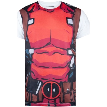 Abbigliamento Uomo T-shirts a maniche lunghe Deadpool  Rosso