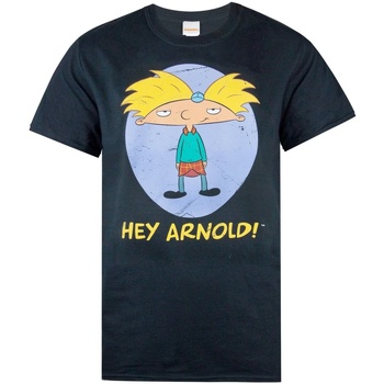 Abbigliamento Uomo T-shirts a maniche lunghe Nickelodeon Hey Arnold Nero