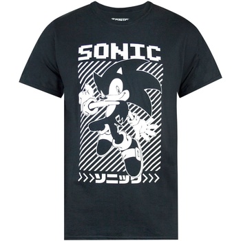 Abbigliamento Uomo T-shirts a maniche lunghe Sonic The Hedgehog  Nero