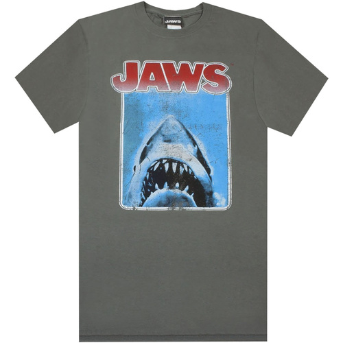 Abbigliamento Uomo T-shirts a maniche lunghe Jaws NS5374 Grigio