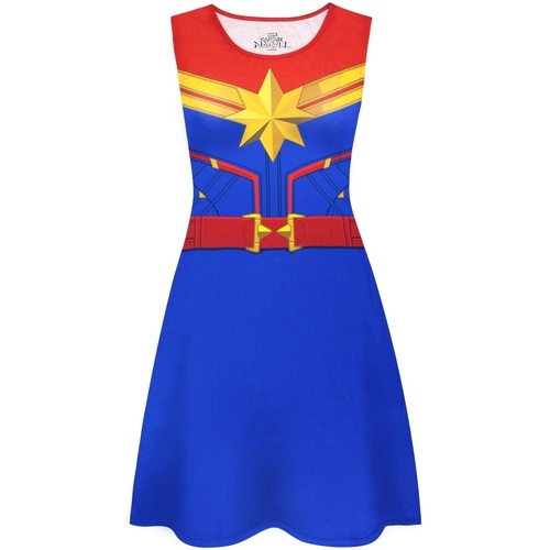 Abbigliamento Donna Vestiti Captain Marvel NS5445 Multicolore
