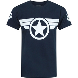 Abbigliamento Uomo T-shirt maniche corte Captain America  Blu
