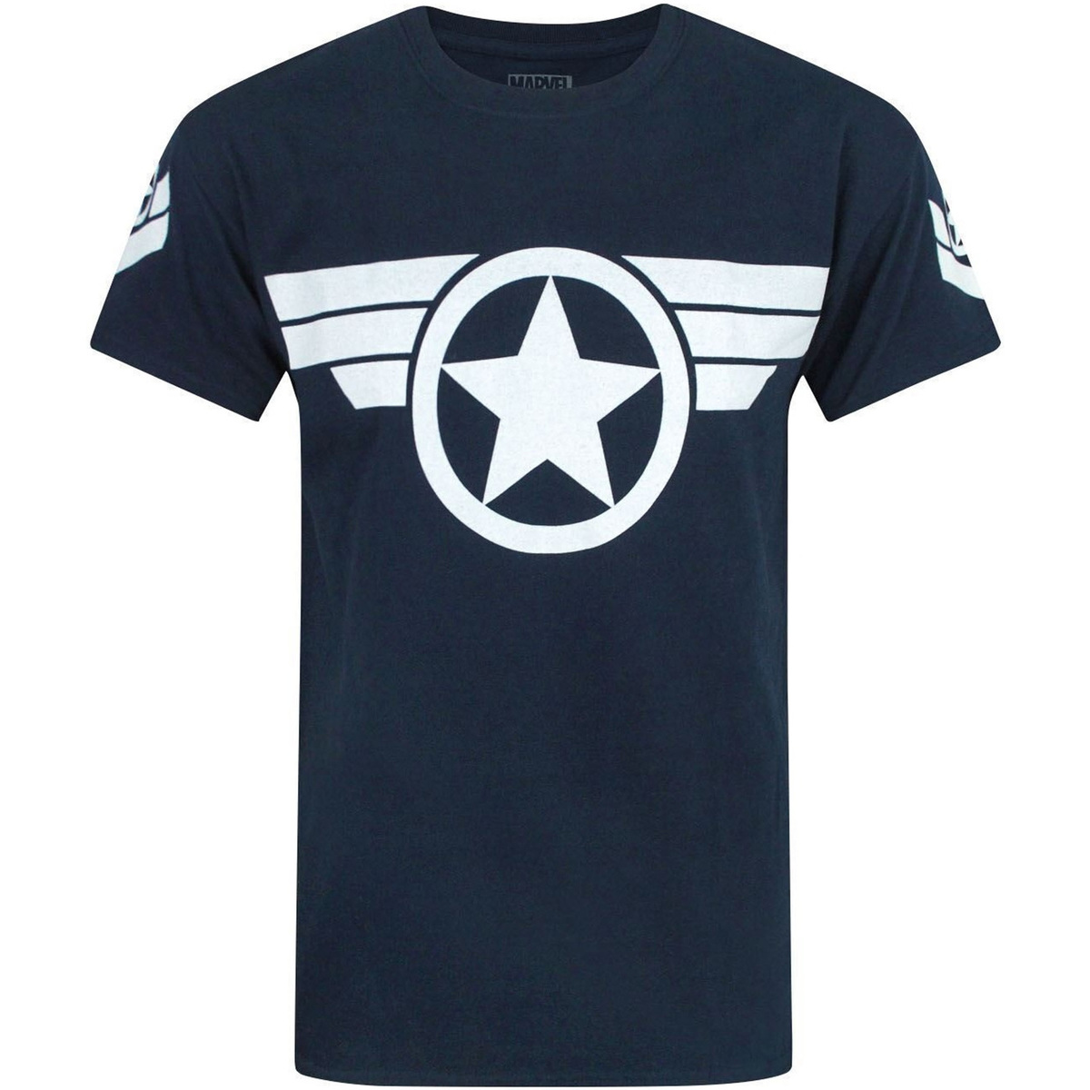 Abbigliamento Uomo T-shirts a maniche lunghe Captain America Super Soldier Blu
