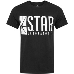 Abbigliamento Uomo T-shirts a maniche lunghe The Flash TV Star Laboratories Nero