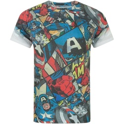 Abbigliamento Uomo T-shirt maniche corte Captain America  Multicolore