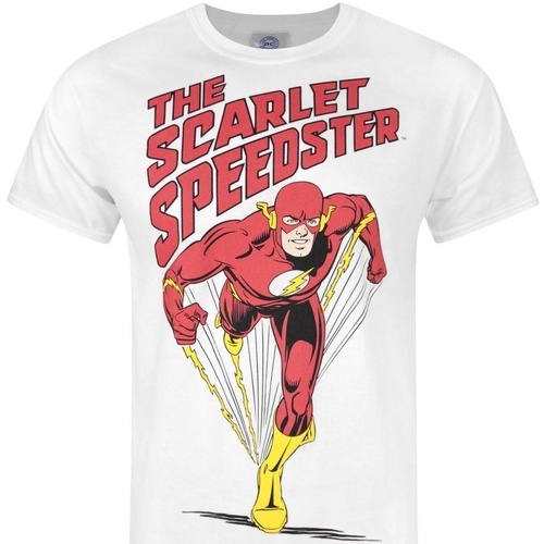 Abbigliamento Uomo T-shirts a maniche lunghe The Flash The Scarlet Speedster Rosso