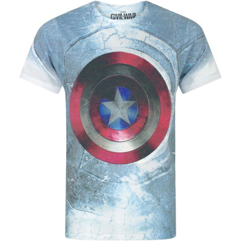 Abbigliamento Uomo T-shirts a maniche lunghe Captain America Civil War NS5569 Multicolore