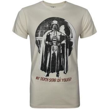Abbigliamento Uomo T-shirts a maniche lunghe Junk Food My Death Star Or Yours Bianco