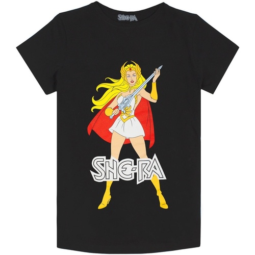 Abbigliamento Donna T-shirts a maniche lunghe Masters Of The Universe Princess Of Power Nero