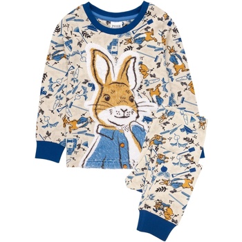 Abbigliamento Unisex bambino Pigiami / camicie da notte Peter Rabbit NS5660 Beige
