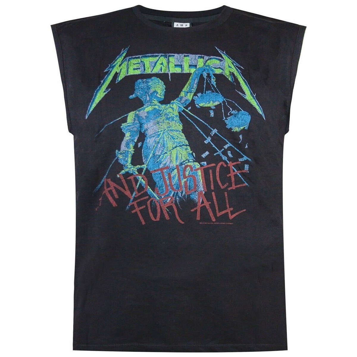 Abbigliamento Uomo Top / T-shirt senza maniche Amplified Justice For All Nero