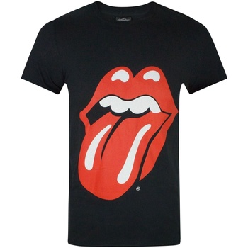 Abbigliamento Uomo T-shirts a maniche lunghe The Rolling Stones Classic Nero