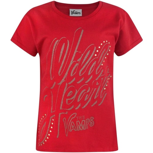 Abbigliamento Bambina T-shirts a maniche lunghe The Vamps Wild Heart Rosso