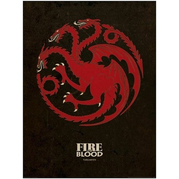 Casa Poster Game Of Thrones NS5975 Nero