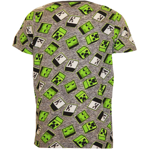 Abbigliamento Bambino T-shirts a maniche lunghe Minecraft NS5977 Verde