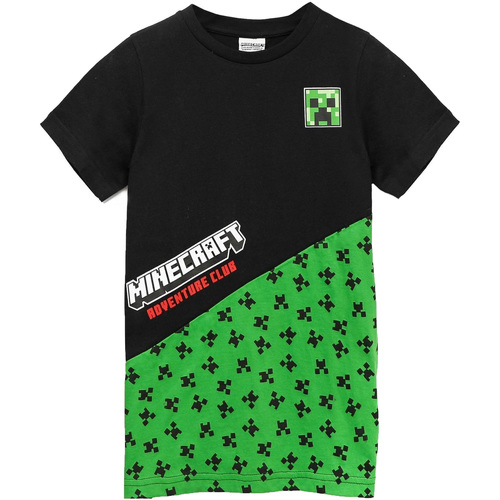 Abbigliamento Bambino T-shirts a maniche lunghe Minecraft NS6008 Nero