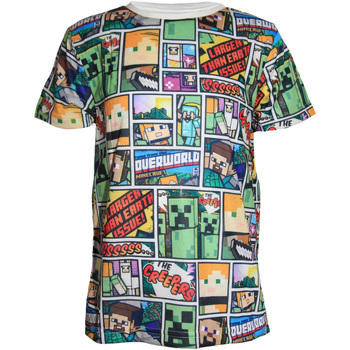 Abbigliamento Bambino T-shirts a maniche lunghe Minecraft  Multicolore
