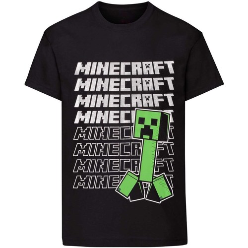 Abbigliamento Bambino T-shirts a maniche lunghe Minecraft NS6032 Nero