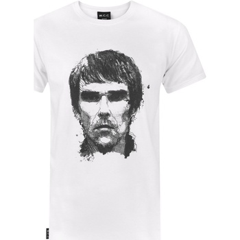 Abbigliamento T-shirts a maniche lunghe W.c.c Ian Brown Bianco